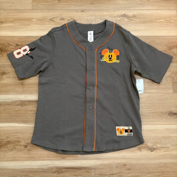 Disney Mickey Mouse Halloween Baseball Shirt L - Picture 1 of 7